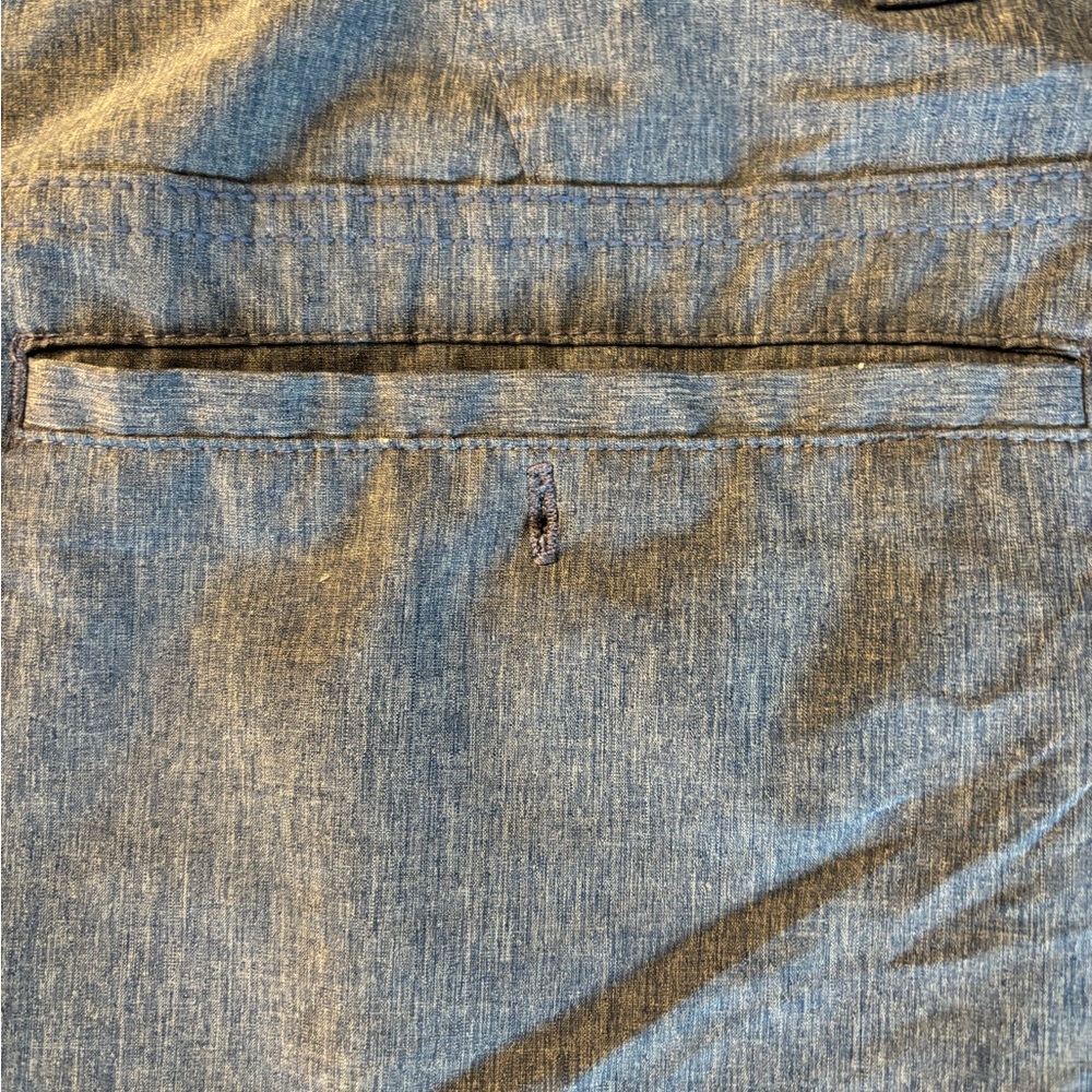 Hurley Blue Flat Front Shorts Lightweight Casual Wear - Picture 3 of 8
